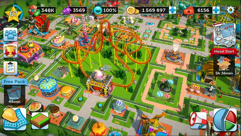 RollerCoaster Tycoon Touch