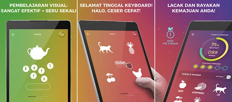 Drops Belajar Bhs Korea, Jepang, Cina