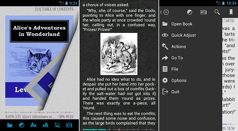 Alreader - Any Text Book Reader