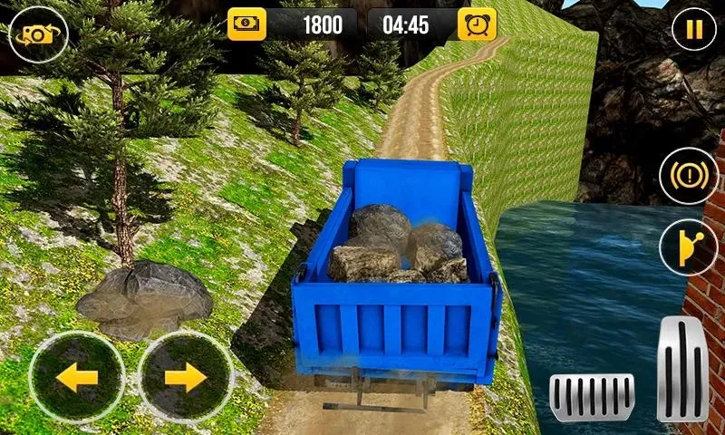 Crane Excavator Berat Truk Kota Konstruksi 3D