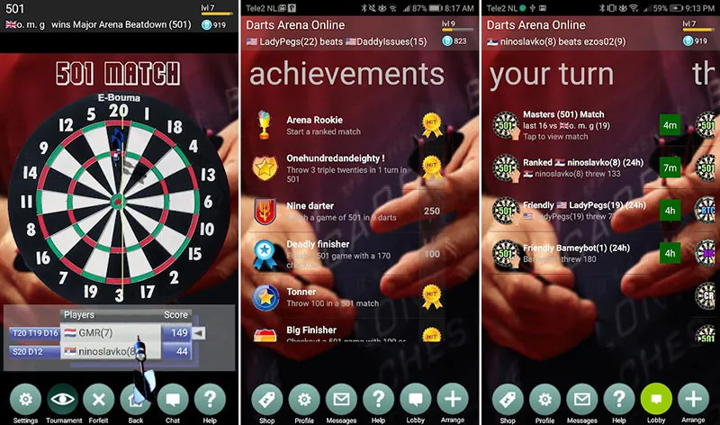 Darts Arena Online