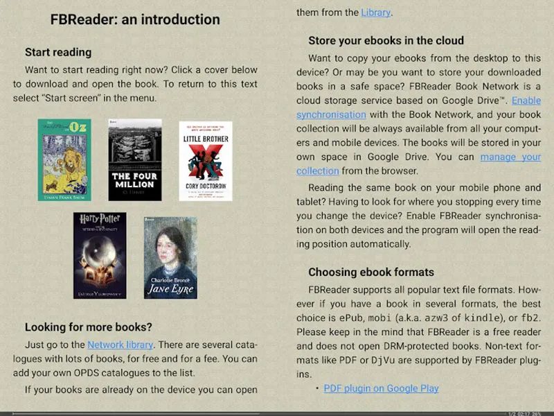 FBReader - Favorite Book Reader