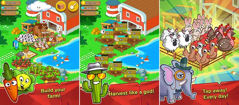 Farm and Click - Idle Farming Clicker