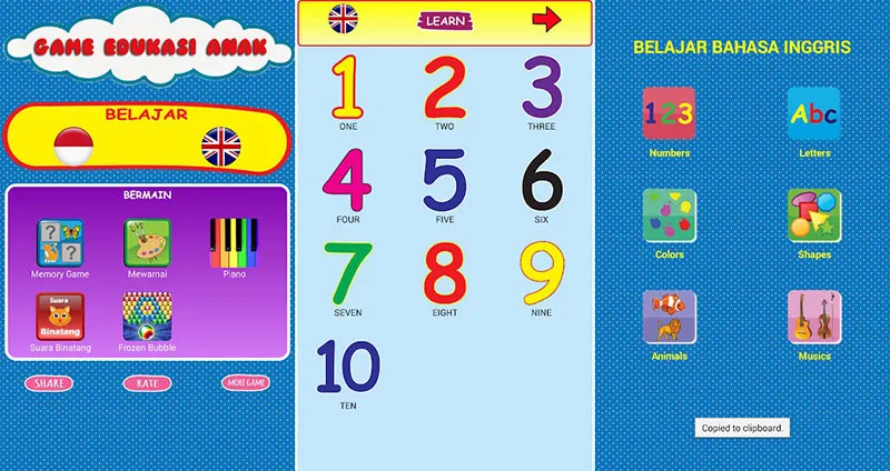 Game edukasi anak lengkap