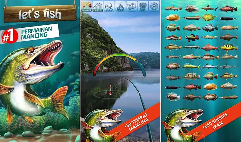 Let's Fish-Permainan Memancing.Simulator Perikanan 1
