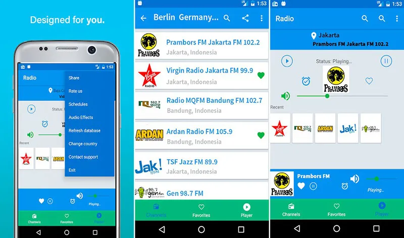 Radio Tanpa Headphone - Alarm Radio Gratis