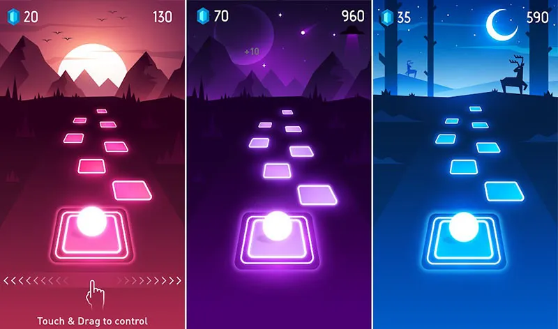 Tiles Hop Endless Music Jumping Ball