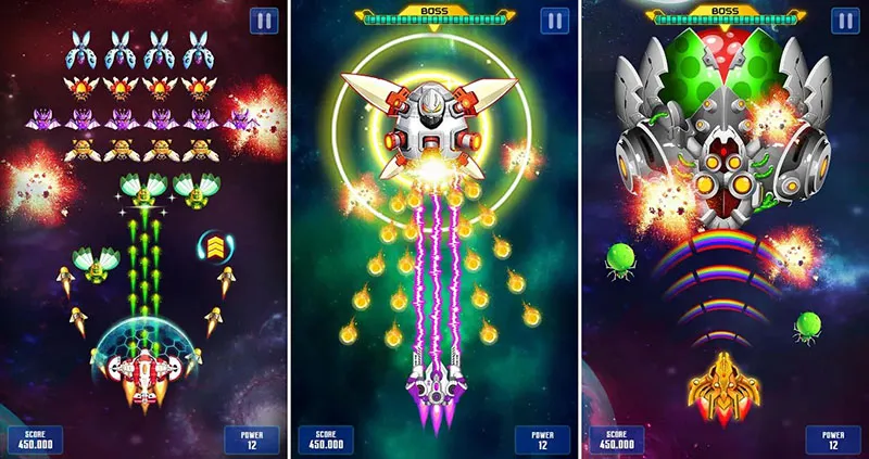 Galaxy Attack Perang Alien Invaders