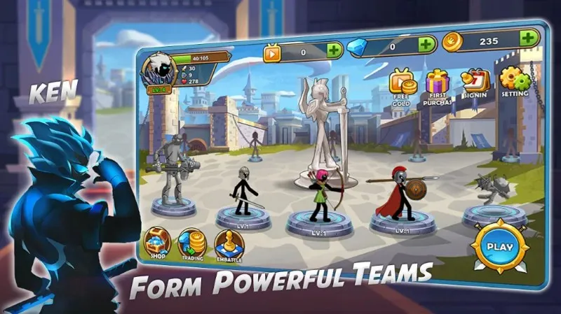 Stickman Legend - Ninja Warriors Kingdom War