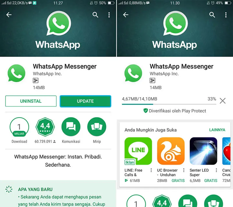 Update Aplikasi OPPO