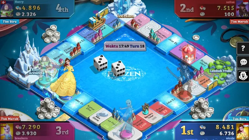 Disney Magical Dice The Enchanted Board Game