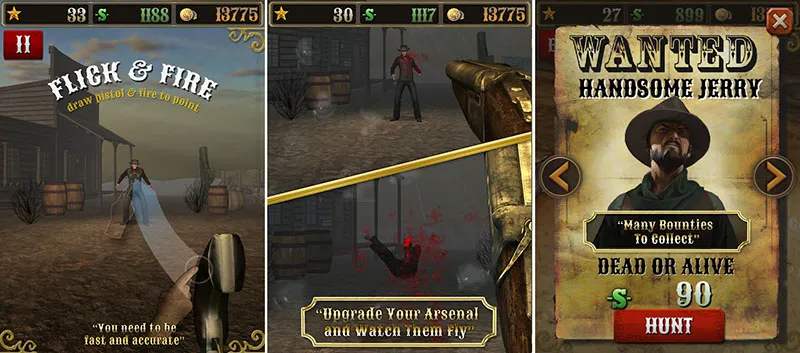 Bounty Hunt Western Duel Game