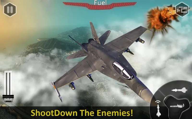 Jet Udara Pemogokan Misi 3D