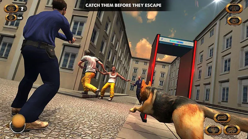 Polisi Anjing Serangan Penjara