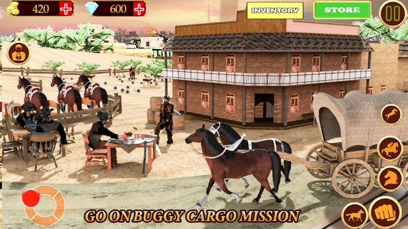 Wild West Town Gunfighter- Open World Cowboy Games