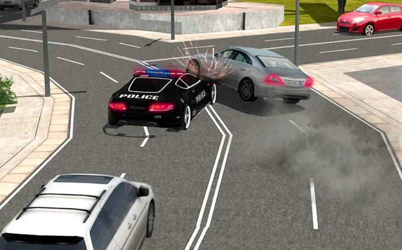 polisi mengejar pembalap kriminal