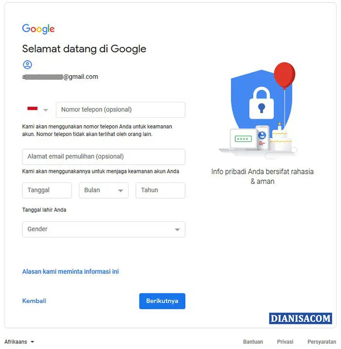2. Langkah Membuat Akun Gmail