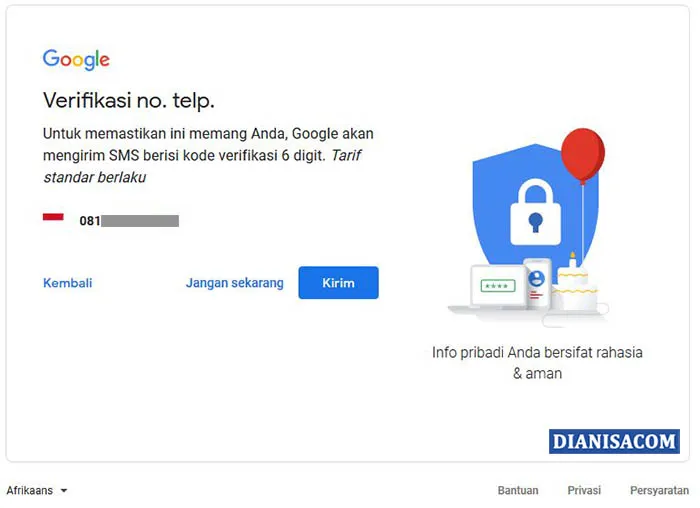 3. Cara Membuat Akun Google