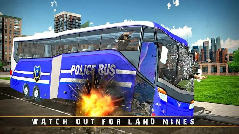 Polisi Bus Driving permainan