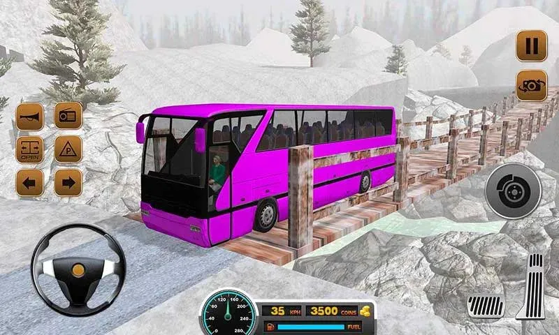 Up Hill Bus Training Drive Simulator 2018