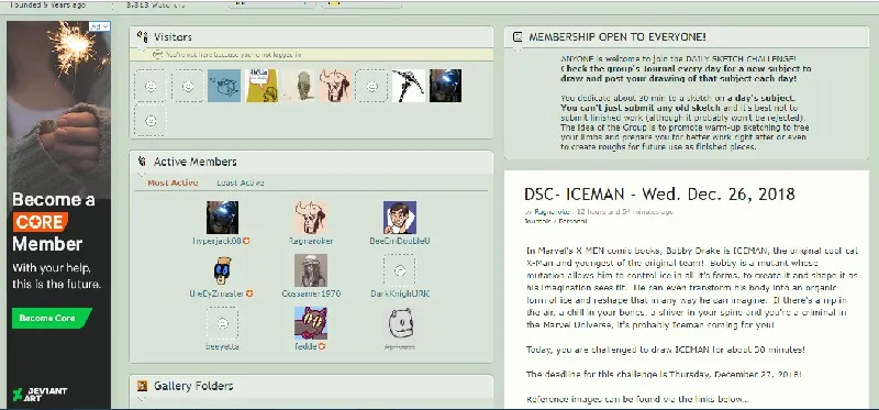 DeviantArt DailySketchChallenge