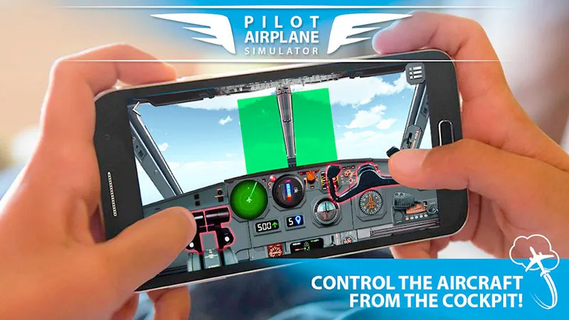 Pilot Pesawat simulator 3D