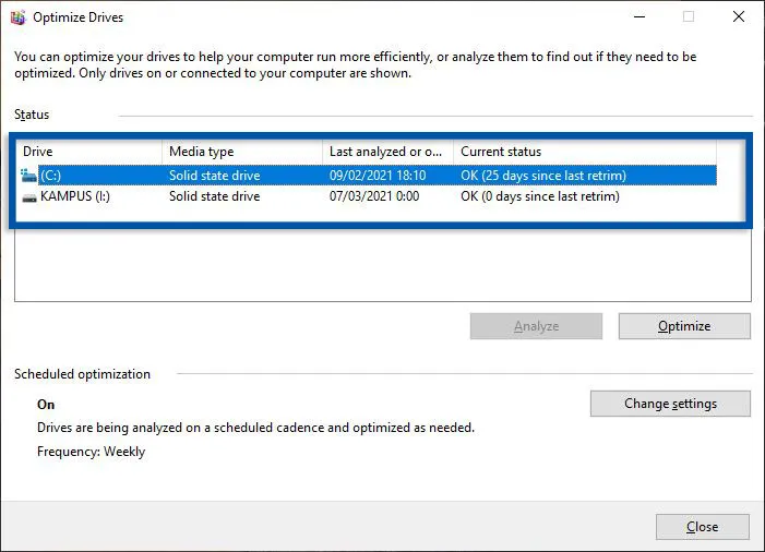 Optimasi Disk Windows