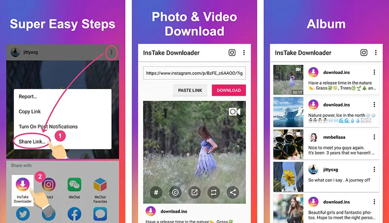 Foto Video Downloader Instagram