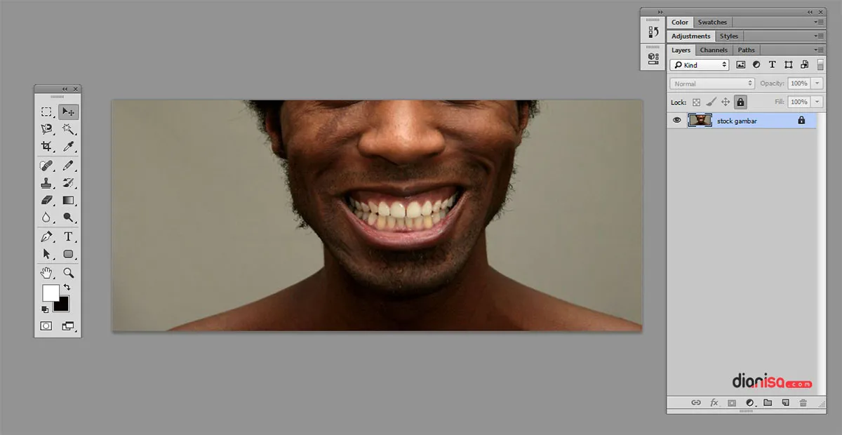 Tutorial Memutihkan Gigi Photoshop 1