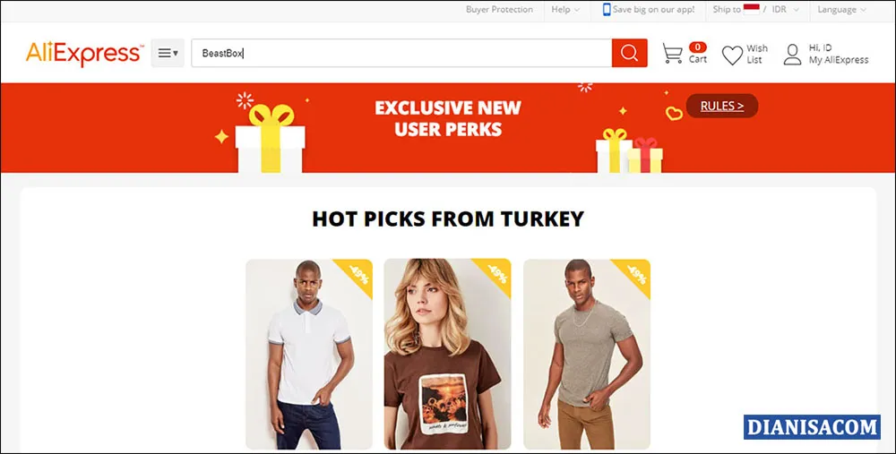 1 Membeli Barang di AliExpress