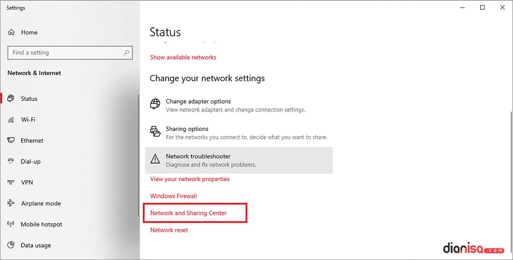 2. Melihat Password WiFi Laptop