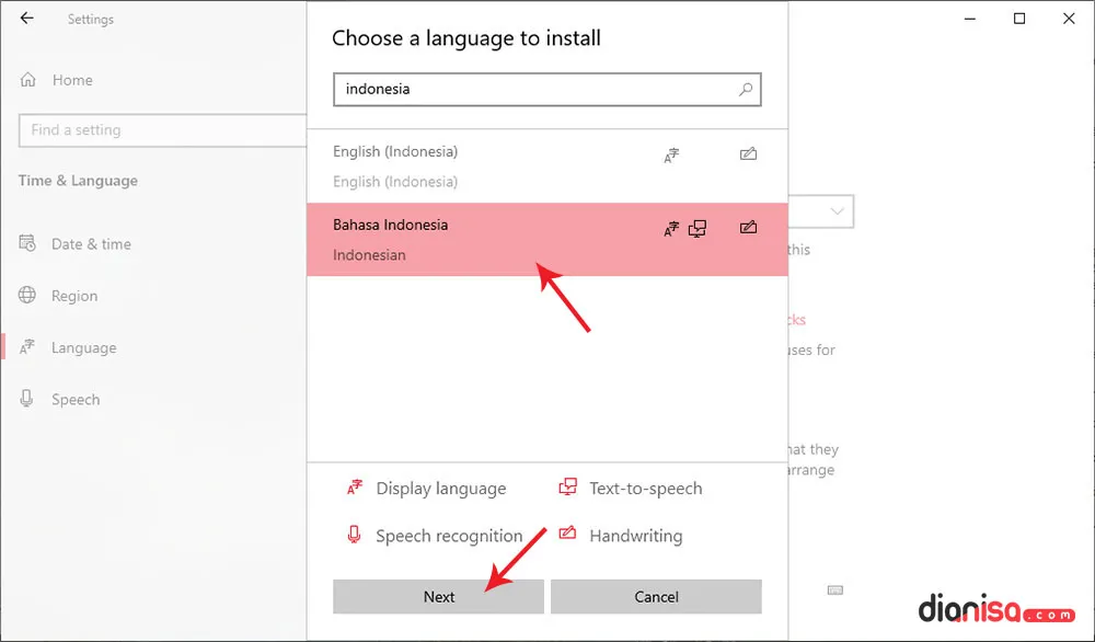 3. Merubah Setelan Bahasa Windows