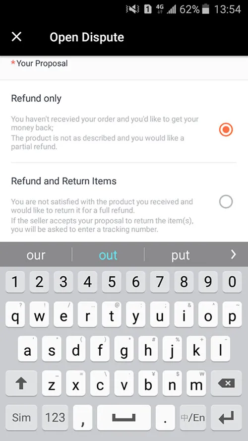 4. Opsi Pengembalian Dana