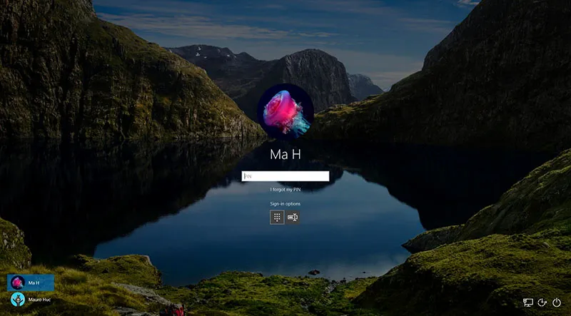 5. Restart Laptop dari Lock Screen