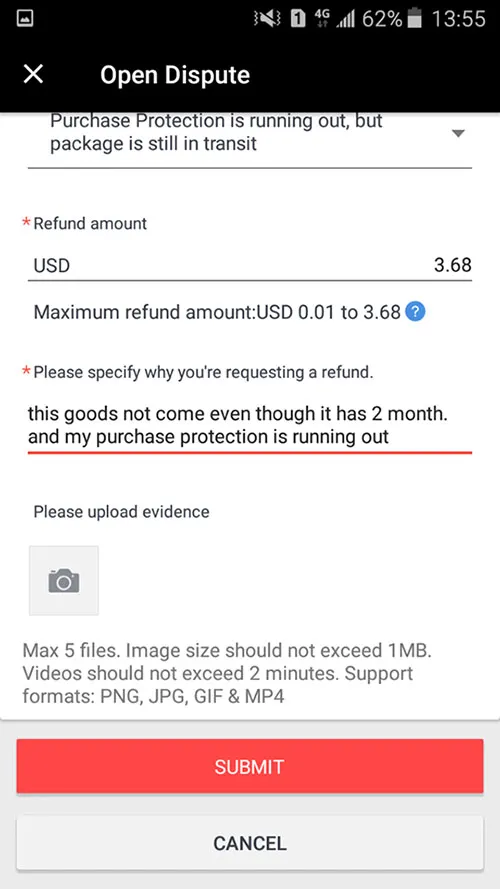 7. Permintaan Pengembalian Data
