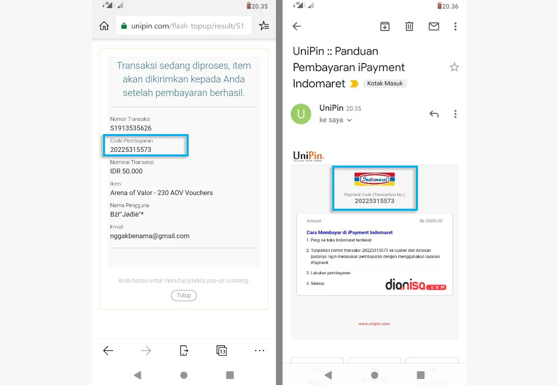 2. Top Up AOV via Indomaret