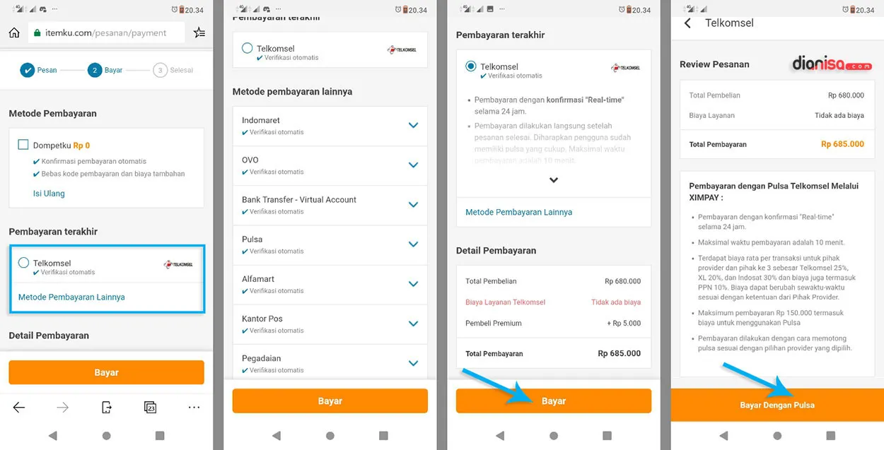3. Beli Voucher UC PUBG