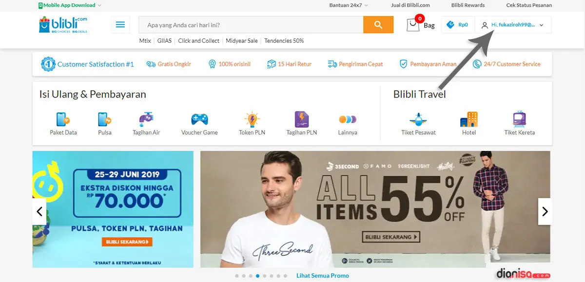 4. Buat Akun Blibli.com
