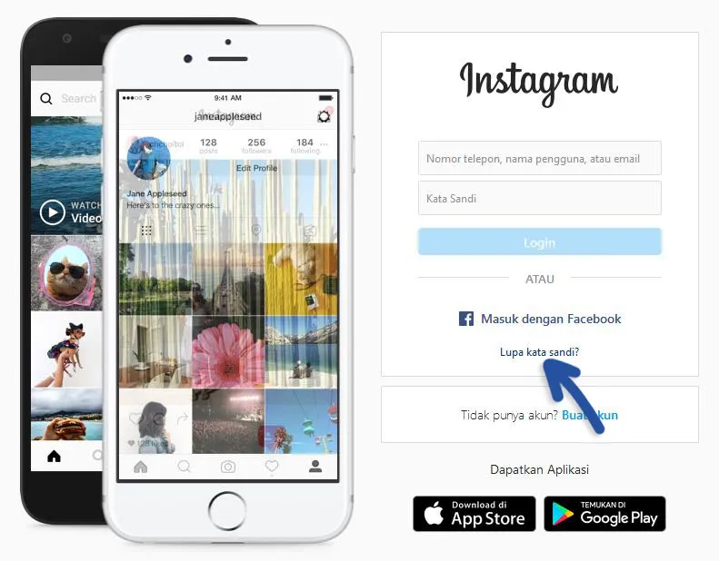 1 Lupa Kata Sandi Instagram