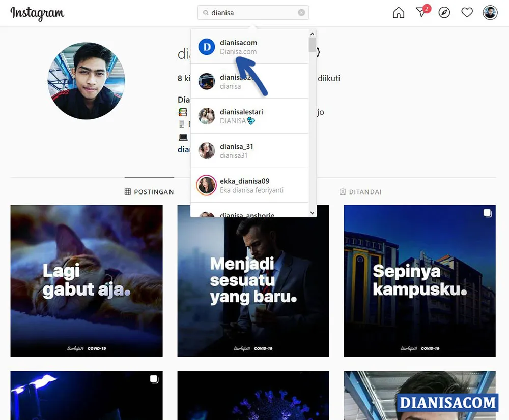 1 Temukan Penguna Instagram