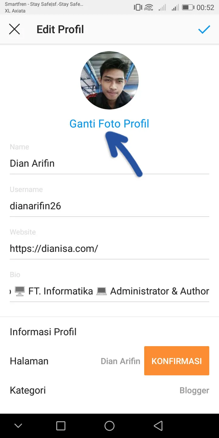 2 Ganti Foto Profil Instagram