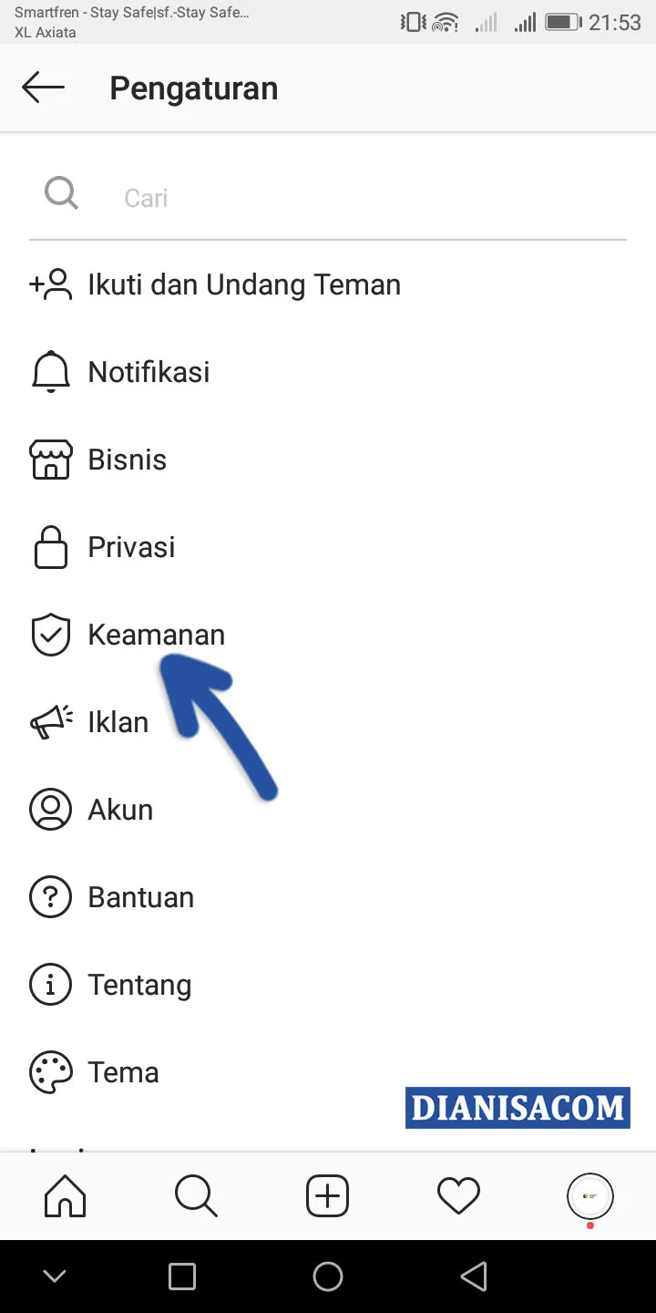 2 Masuk Keamanan Instagram