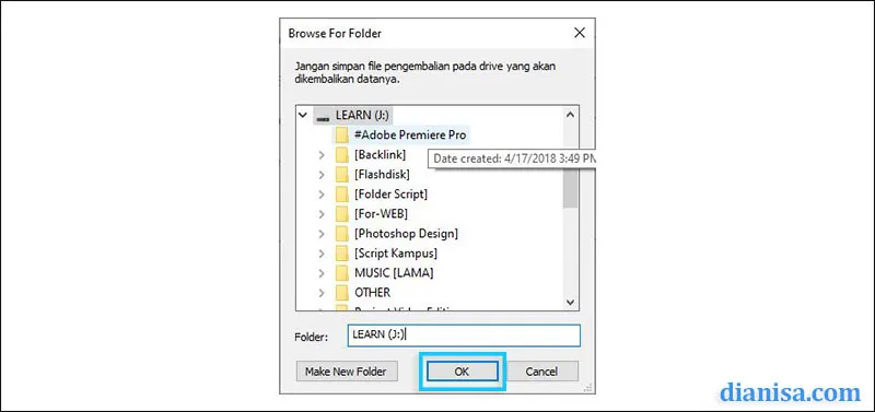 4 File Terhapus di Windows 10