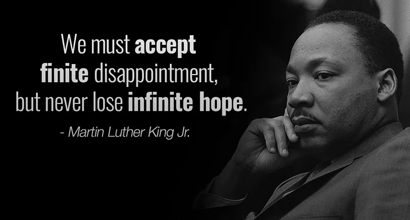 Kutipan Martin Luther King Tentang Harapan