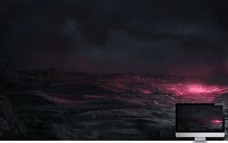 #9. Space Planet Surface Shadow Wallpaper