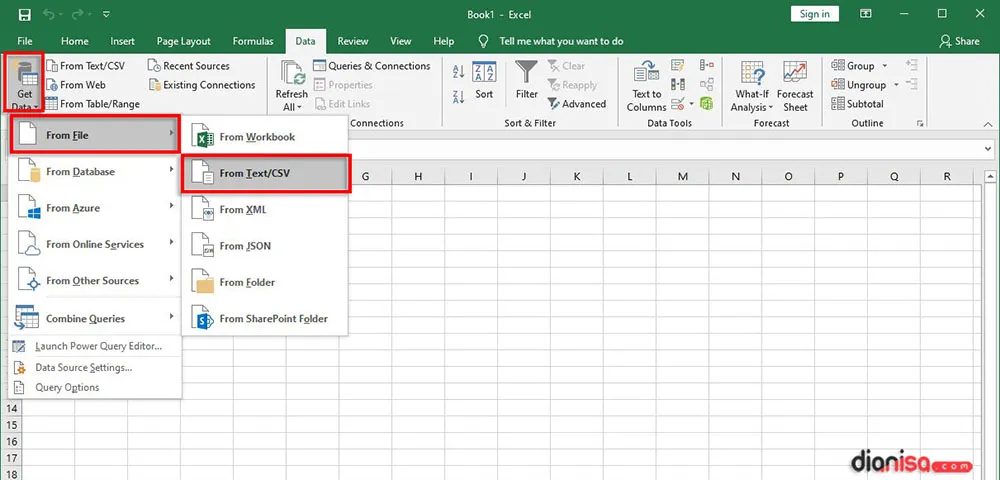 Convert PDF ke Text Lalu Excel