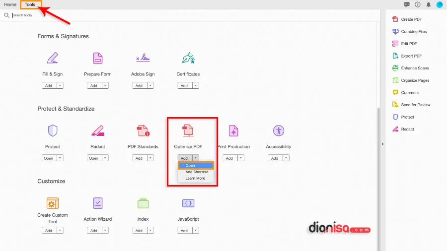 Kompres PDF dengan Adobe Acrobat DC
