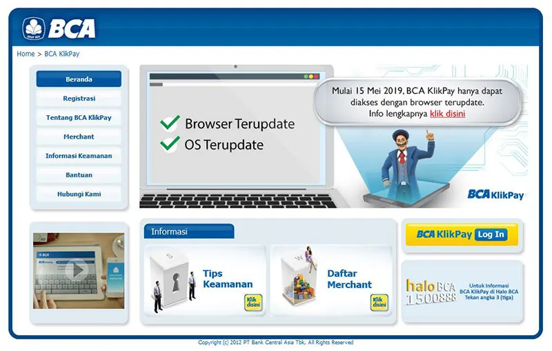 Akses Lebih Aman dengan KlikBCA.com