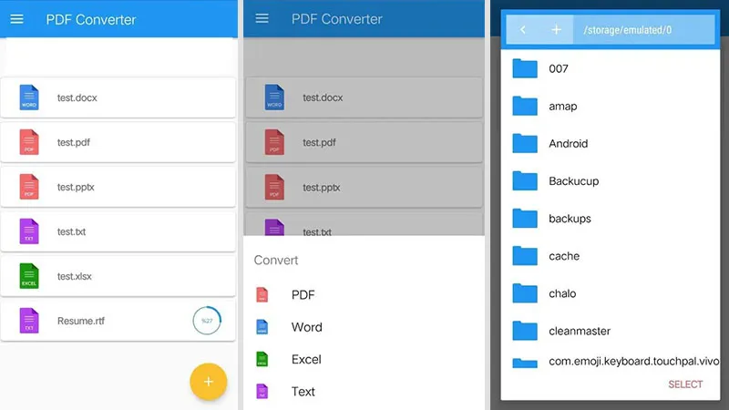 Mengubah TXT ke PDF Android