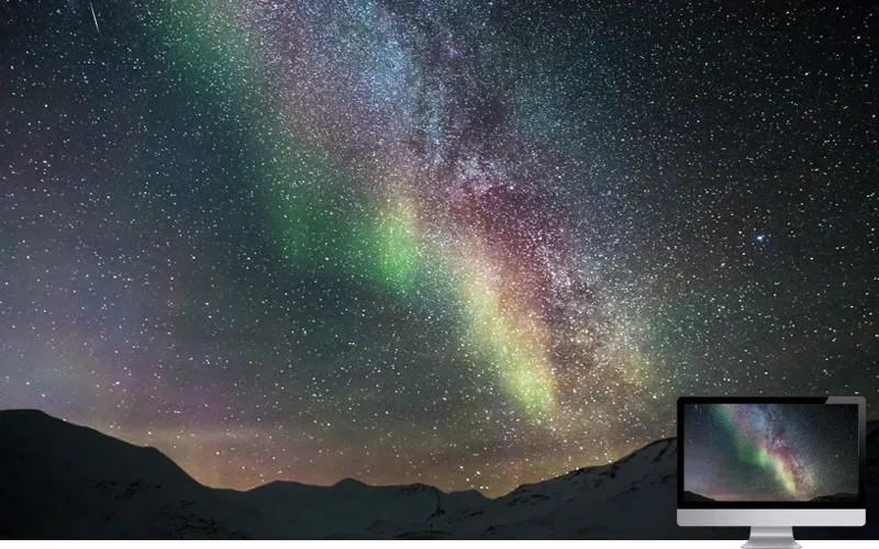 11. Aurora with Stars